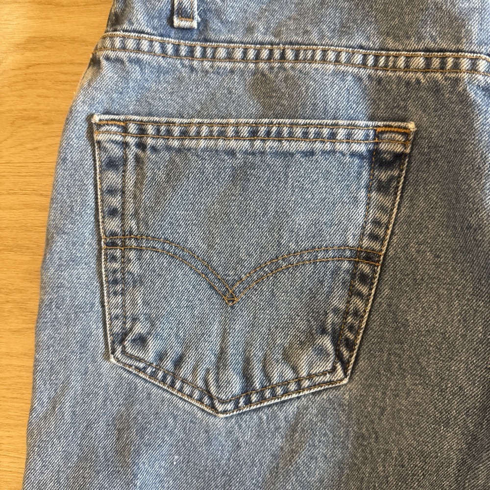 Vtg 1999 Levi's 505 Jeans Men Sz 36 x 32 Blue Made in Columbia Straight Leg - Picture 4 of 12
